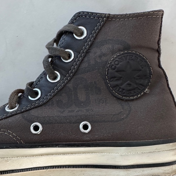 Converse Chuck 70 High-Top Sneakers - Dark Brown and Tan. Unisex M4. W6 - Picture 2 of 13